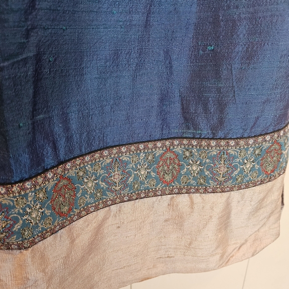 Vintage Mica(Holt Renfrew) textured Raw silk dress - Picture 4 of 8